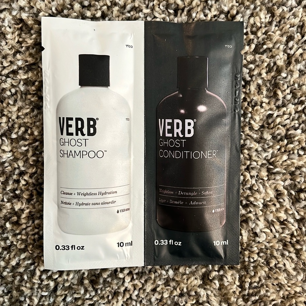 Verb ghost shampoo and conditioner